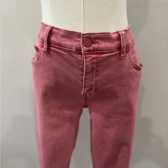 🌸 Tory Burch Pink Skinny Dusty Rose Jeans – Size 30 - Picture 5 of 16